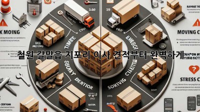 철원 갈말읍 지포리 이사, 견적부터 완벽하게!